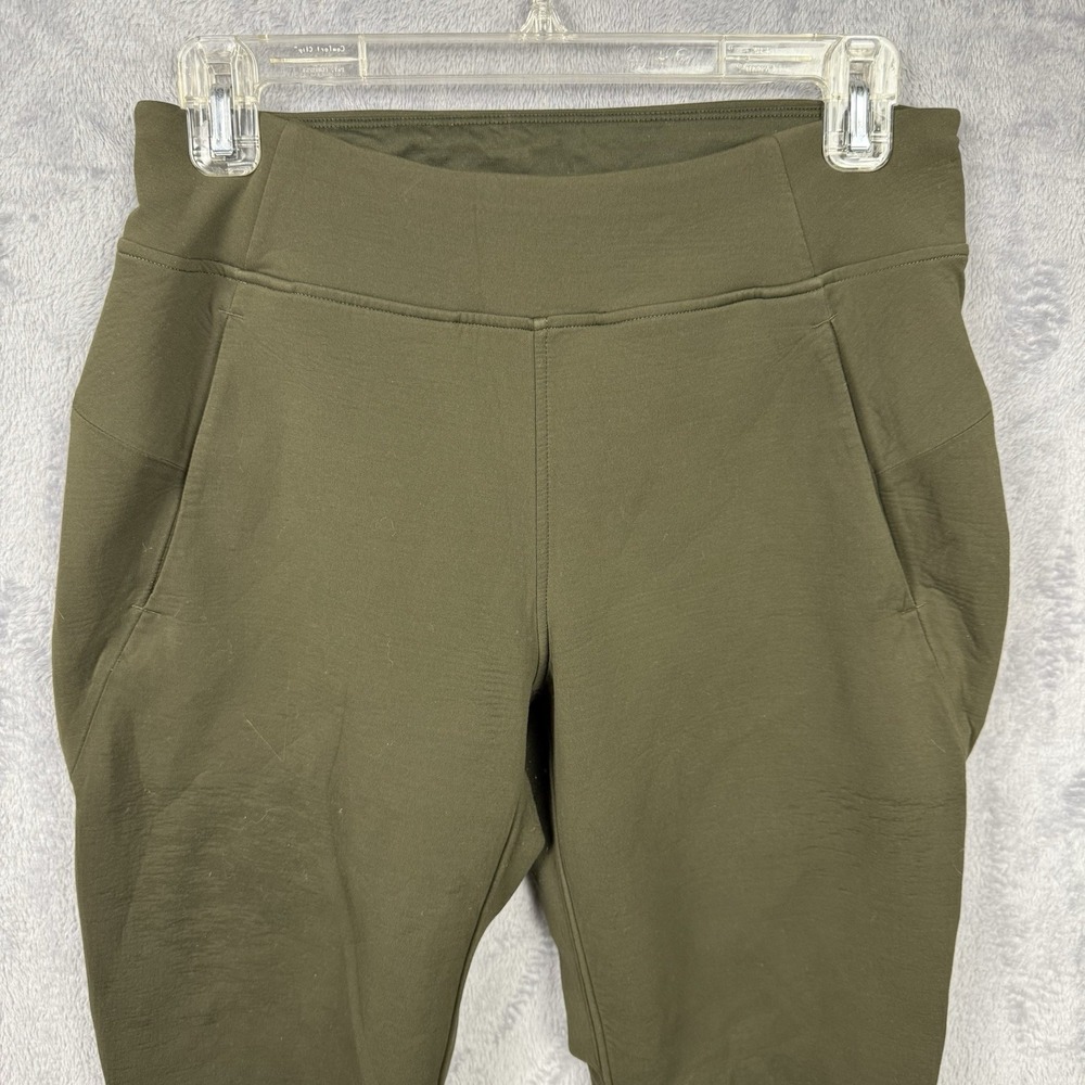 Lululemon Embrace The‎ Space Jogger Womens 6 Olive Green Stretch High Rise Pants - Picture 2 of 7